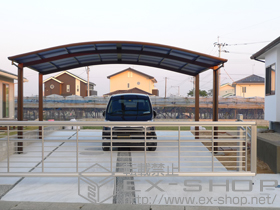 のカーポート プレシオスポート ワイド 積雪〜20cm対応 施工例