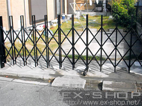 のカーゲート トリップゲート RA型 ノンレール 片開き　錠なし 35S 施工例