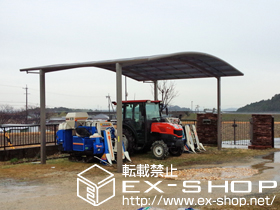 のカーポート カーブポートシグマIII ワイド 積雪〜20cm対応 施工例