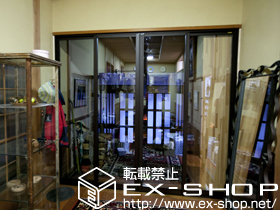 の二重窓（内窓） インプラス(ダストバリア)引き違い窓4枚建て 施工例