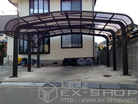 のカーポート テールポートシグマIII 1500 ワイド 積雪〜50cm対応 施工例