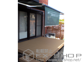 のオーニング・日よけ 彩風CR型 電動式 独立納まり 施工例