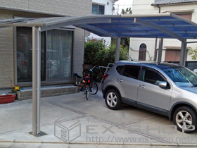 のカーポート プレシオスポート 積雪〜20cm対応 施工例