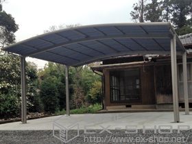 のカーポート カーブポートシグマIII ワイド 積雪〜20cm対応 施工例