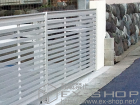 のカーゲート ワイドオーバードアS3型 電動式 33-10 施工例