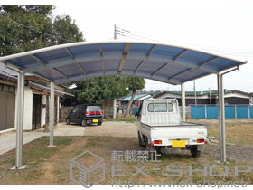 のカーポート レイナツインポートグラン　積雪〜20cm対応 施工例