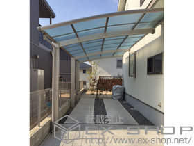 のカーポート レイナポートグラン 延長　積雪〜20cm対応＋着脱式サポート 標準・ハイルーフ兼用 施工例