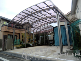 のカーポート テールポートシグマIII 1500 ワイド 積雪〜50cm対応 施工例