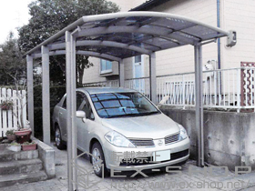 のカーポート カルエードシグマIII 1500 積雪〜50cm対応 施工例