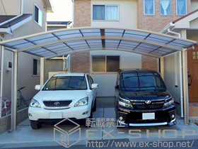 のカーポート プレシオスポート ワイド 積雪〜20cm対応 施工例