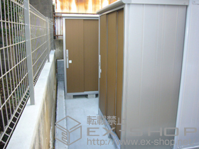 の物置・屋外倉庫 エスモ 一般型(ESD-1309AGL) 施工例