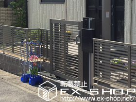 の門扉 アーキスライドA型 施工例