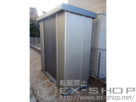 の物置・屋外倉庫 エスケーセブン SK7-50 一般型(SK7-50)＋エスケーセブン 棚板棚柱セット 施工例