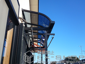 のバルコニー・ベランダ屋根 ライザーテラスII R型 ルーフタイプ 単体 積雪〜20cm対応 施工例