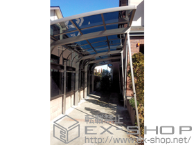 のカーポート テールポートシグマIII 縦連棟 積雪〜20cm対応＋サイドパネル 施工例