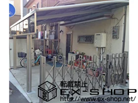 LIXIL リクシル(トステム)のカーポート ルーフポートシグマIII 積雪〜20cm対応+サイドパネル 施工例