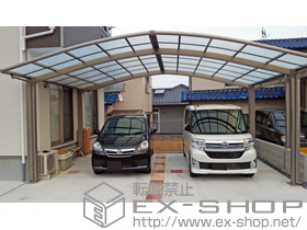 のカーポート カーブポートシグマIII M合掌 積雪〜20cm対応 施工例