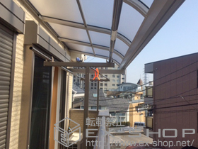 のバルコニー・ベランダ屋根 ヴェクターテラス R型 ルーフタイプ 単体 積雪〜20cm対応 施工例