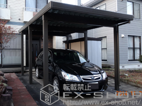 のカーポート テリオスポートIII 4500 角柱6本仕様 積雪〜150cm対応 施工例