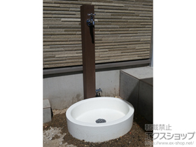 の立水栓・ガーデンシンク 立水栓ユニット レヴウッドタイプ 施工例