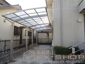 のカーポート プレシオスポート 縦連棟 積雪〜20cm対応 施工例