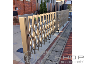 のカーゲート アルシャインII M型 Aタイプ ノンレール 両開き親子 270S+470S 施工例