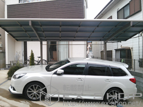 のカーポート カーブポートシグマIII 積雪〜20cm対応 施工例