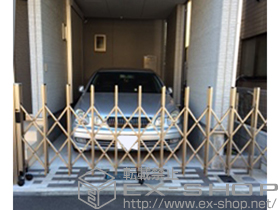 のカーゲート トリップゲート RA型 ノンレール 片開き　錠なし 施工例