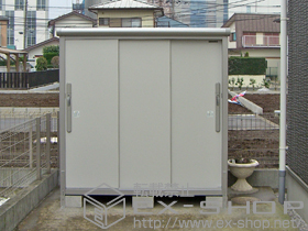 の物置・屋外倉庫 エスモ 一般型(ESD-1509EGL) 施工例