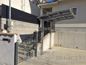 のサイクルポート・駐輪場 レイナポートグランミニ 積雪〜20cm対応 施工例