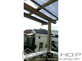 のバルコニー・ベランダ屋根 ライザーテラスII F型 屋根タイプ 単体 積雪〜20cm対応 施工例