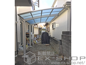 のカーポート レイナポートグラン　積雪〜20cm対応＋着脱式サポート 標準・ハイルーフ兼用 2本入り×1セット 施工例