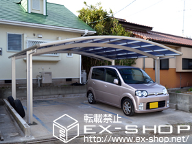 のカーポート プレシオスポート ワイド 積雪〜20cm対応 施工例