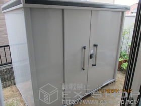 の物置・屋外倉庫 エルモ 一般型（LMD-2515） 施工例