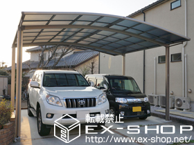 のカーポート カーブポートシグマIII ワイド 積雪〜20cm対応 施工例