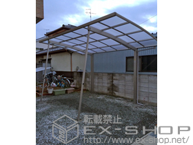 のカーポート プレシオスポート 積雪〜20cm対応＋着脱式補助柱 2本入×1 施工例