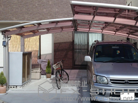 のカーポート レイナポートグラン M合掌　積雪〜20cm対応 施工例