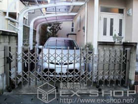 のカーゲート トリップゲート イノーバH ノンレール 片開き 37S 施工例