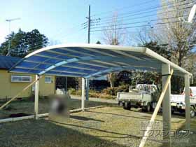 のカーポート プレシオスポート ワイド 積雪〜20cm対応 施工例