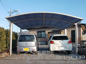 のカーポート プレシオスポート ワイド 積雪〜20cm対応 施工例