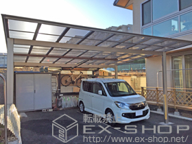 のカーポート アーキデュオ ワイド 積雪〜20cm対応 施工例