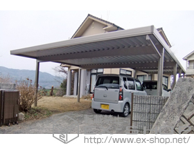 のカーポート テリオスポートIII 1500 角柱8本仕様 積雪〜50cm対応 施工例