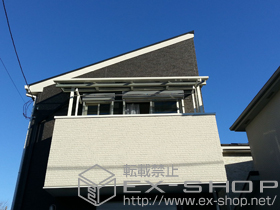 のバルコニー・ベランダ屋根 ライザーテラスII F型 屋根タイプ 単体 積雪〜20cm対応 施工例