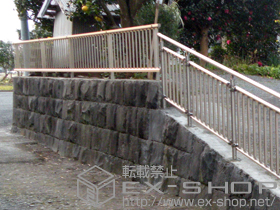 のフェンス・柵 レスティナフェンス21型 自由柱仕様 施工例