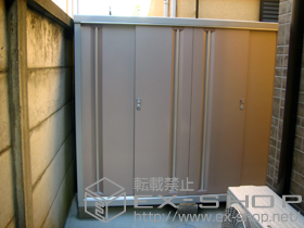 の物置・屋外倉庫 シンプリー 一般型(MJN-195D) 施工例