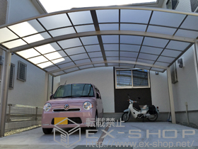 のカーポート プレシオスポート ワイド 積雪〜20cm対応 施工例