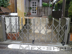 のカーゲート トリップゲート RB型 ノンレール 片開き 30S 施工例