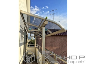 のバルコニー・ベランダ屋根 プレシオステラス R型 屋根タイプ 単体 積雪〜20cm対応 施工例