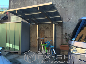 のサイクルポート・駐輪場 プレシオスポート ミニ 積雪〜20cm対応 施工例