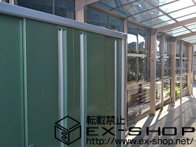 の物置・屋外倉庫 シンプリー 一般型（MJN-199EP OG） 施工例